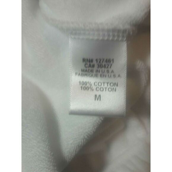 Wildfox Fleece Solid Sweatpants Joggers White Sz M‎ - Picture 8 of 8